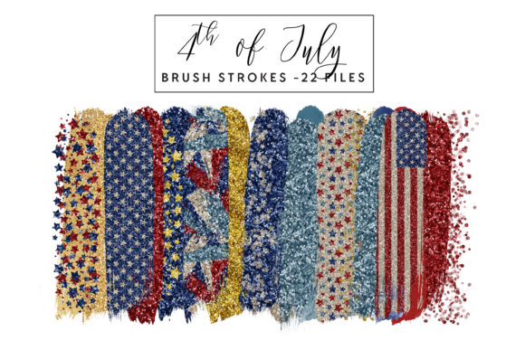4th of July Brush Strokes: A Creative Tool for Every Project