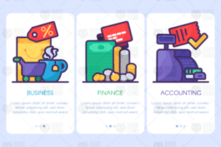 Business, Finance, Accounting Web Banner: A Digital Tool for Modern E-Commerce
