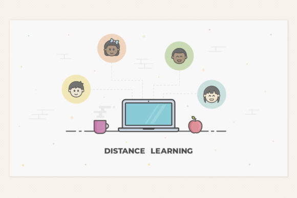 Distance Learning Illustration: A Modern Visual Tool for Remote Education