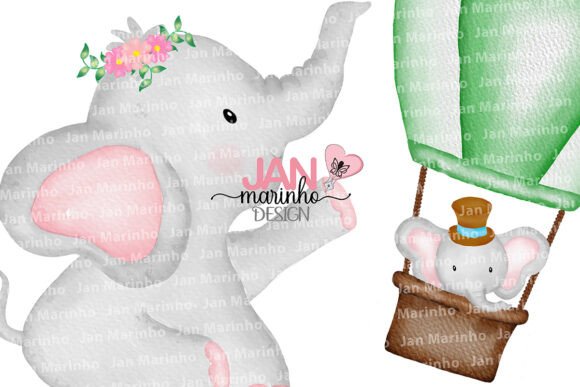 Elephants Watercolor Clipart: A Versatile Resource for Creative Projects
