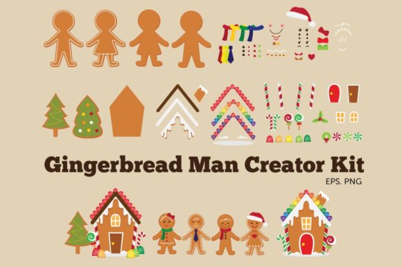 Gingerbread Man Clipart Vector: A Creative Tool for Modern Designers