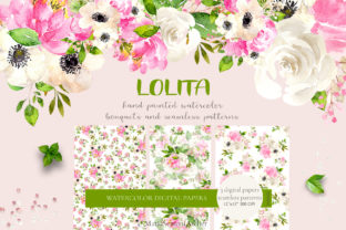 Lolita Watercolor Spring Flowers