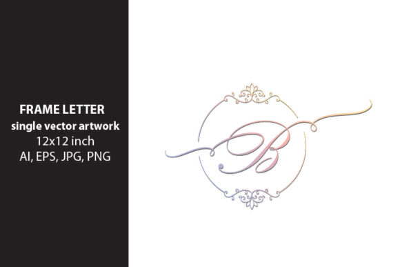 Monogram Frame Letter B