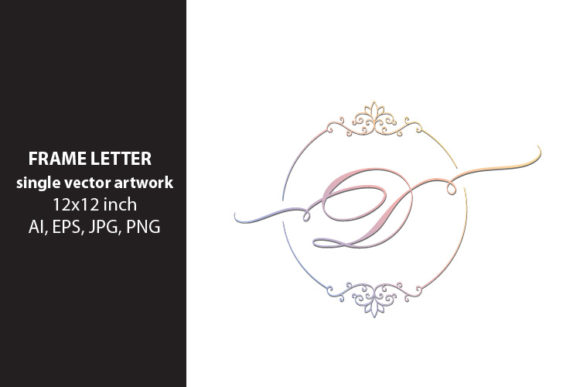 Monogram Frame Letter D: Creative Design for Every Project