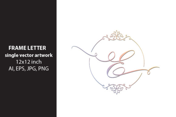 Monogram Frame Letter E: A Versatile Design Element for Creative and Professional Use
