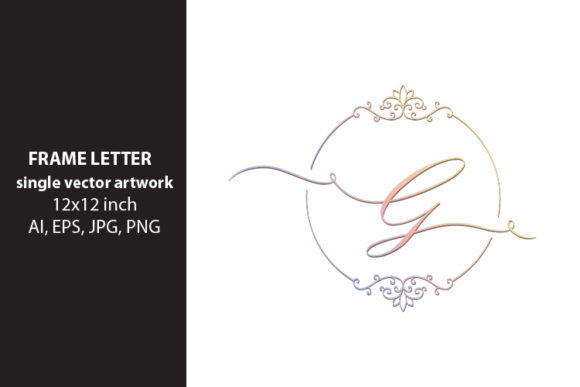 Monogram Frame Letter G: A Strategic Design Element for Creative and Professional Use