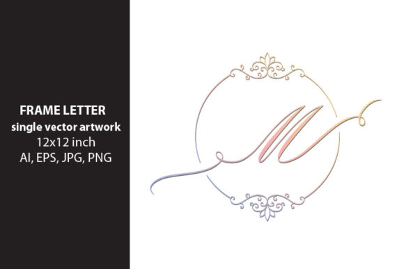 Monogram Frame Letter M: Creative Design for Every Project