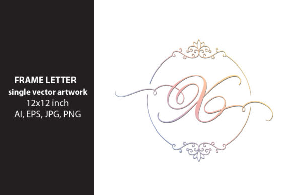 Monogram Frame Letter X – Elegant Design for Every Project