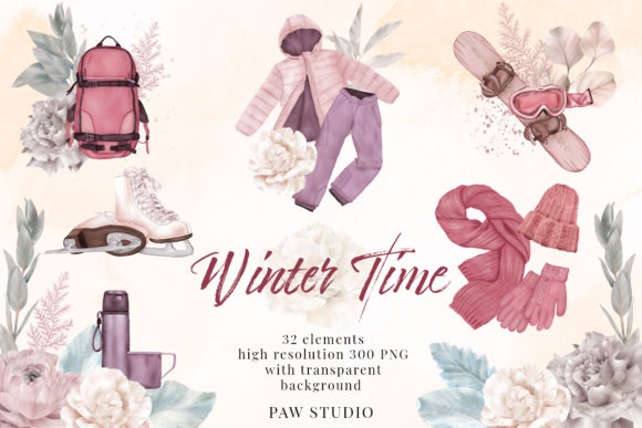 Winter Clothes Outdoor Hobby Clipart